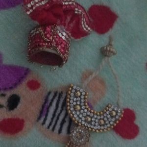 Laddu Gopal Jwellery Combo With Pagdi