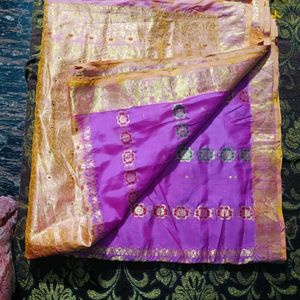 A Beautiful Pure Silk Kanchipuram Saree