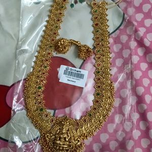 Traditional Goddess Lakshmi Coin Necklace