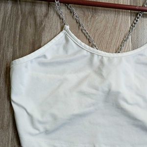 White Crop Top