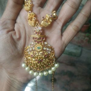 Onegramgold Neckset And Earrings