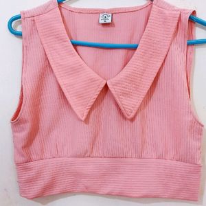 Pink Crop Top