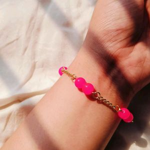 Pink Chain Bracelet 💗