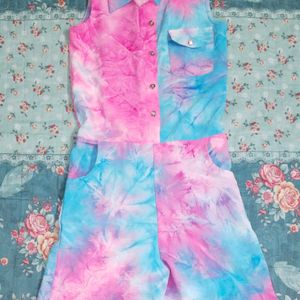 Beautiful & Colourful Girls Jumpsuit