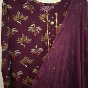 Kurti With Pant Duppata (Women's)