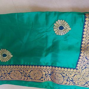 New Saree Sea Green