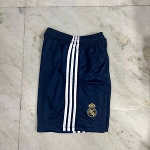 ADIDAS REAL MADRID NAY BLUE SHORTS