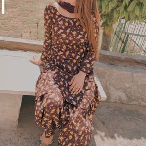 Coffee Salwar Suit