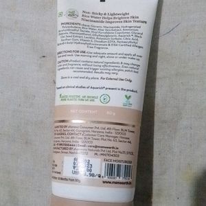 Mamaearth Rice Oil Free Moisturizer