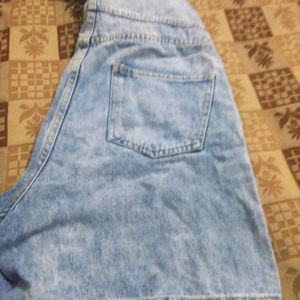 New Zudio Dungaree Shorts Size M