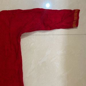 Red Kurti