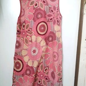 Sleeveless Pink Kurta