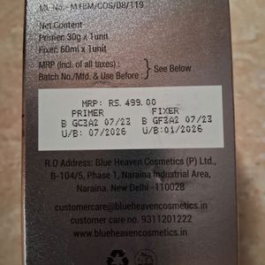 Blue Heaven Face Primer And Fixer