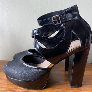 Black Platform Heels