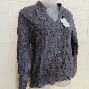 Mauve Cotton Shirt