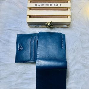 TOMMY HILFIGER Navy Elkhom Medium Bi-Fold Wallet