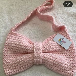 Crochet Bow Bag For Her