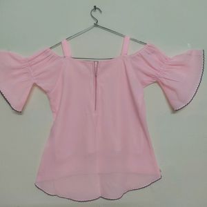 Pink  colour top