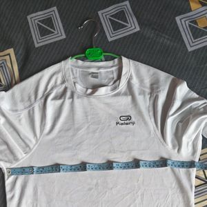 Decathlon White Full Sleeve Tshirt