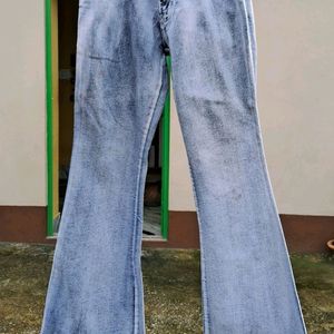 Bootcut/Flared jeans.