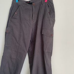 Dark Grey Cargos For Men