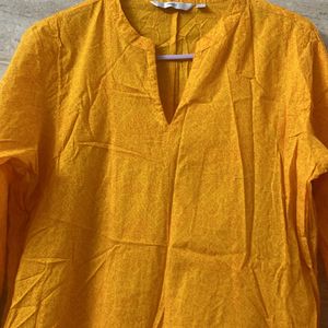 Mustard yellow Kurta