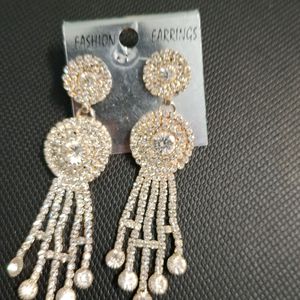 Diamond Finishing Chic Earrings