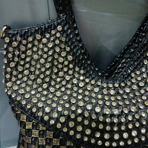 Branded Purse With Diamonds