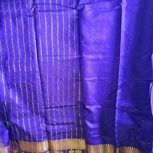 Soft Silk Purple Saree