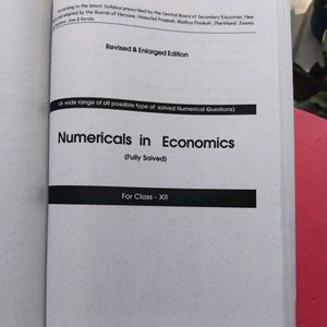 Economics Class 12 Model Solved Book 📚