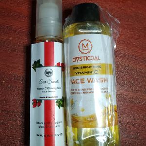 Vitamin C Serum And Face Wash