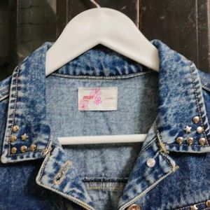 chunky denim jacket