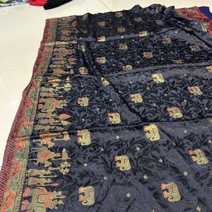 Rajasthani Print Silk Sarees