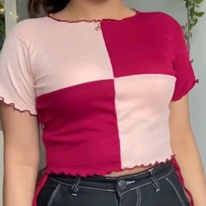 Trendy Crop Top... Reversible Top