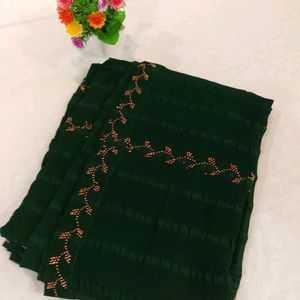 Beautiful satin silk saree