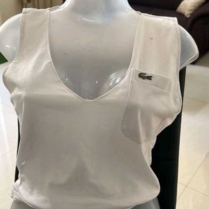 Lacoste Off White Top