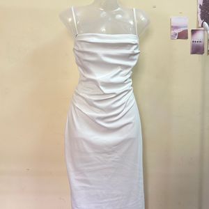 URBANIC White Bodycon Dress