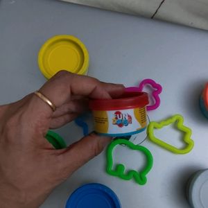 Clay Dough pack Of 6 With Tools