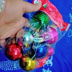 Big Disco Light Hanging Balls For Christmas