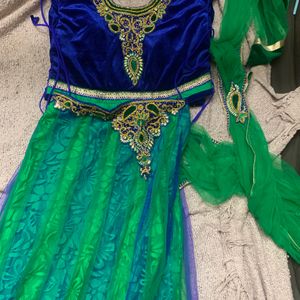 Fancy Silk And velvet Lehenga, Unused