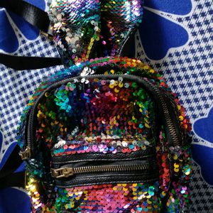 sequin backpack 🥰