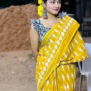 Trending Pure Cotton Saree