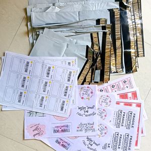 20+20+27+9 Sticky Labels,Bags, Notes