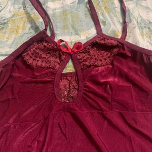 Beautiful Maroon Nighty