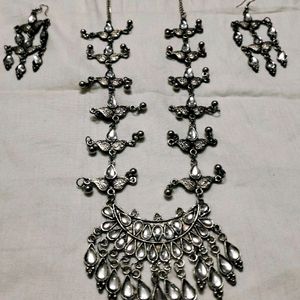 2 Oxidised Jewellery Set With Earrings