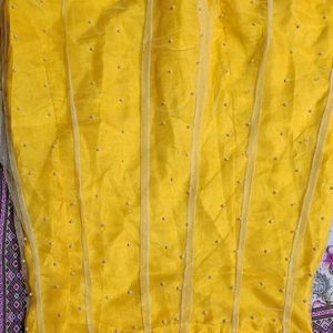 New Yellow And Pink Lehenga