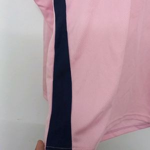 Pink & Blue T-shirt | Full Sleeve | Size: M