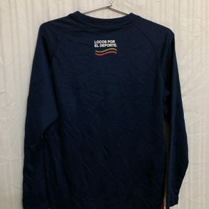 Kelme Blue Long Sleeve T Shirt