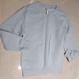 H&m Pastel Blue Cozy Sweatshirt