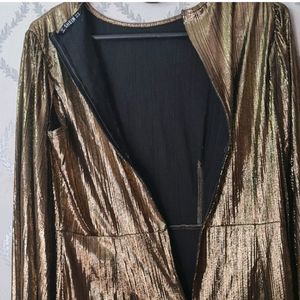 Shein Metallic Dress